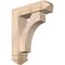 Ekena Millwork Westlake Arts and Crafts Smooth Bracket w/ Offset Brace, Douglas Fir, 5 1/2"W x 18"D x 22"H BKT0604X18X22WTL03SDF - alternate 1